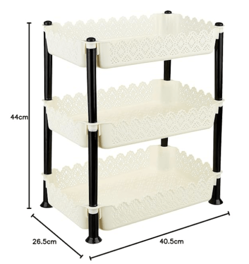ARISTO Vertex 3 Layer Plastic Rack for Kitchen - Image 2